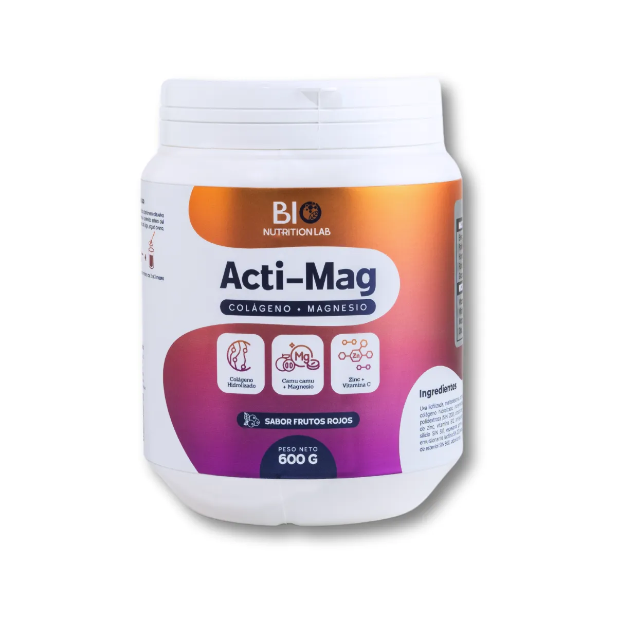 Imagen del producto Acti mag - Citráto de Magnesio, Colágeno Hidrolizado, Vitamina C..